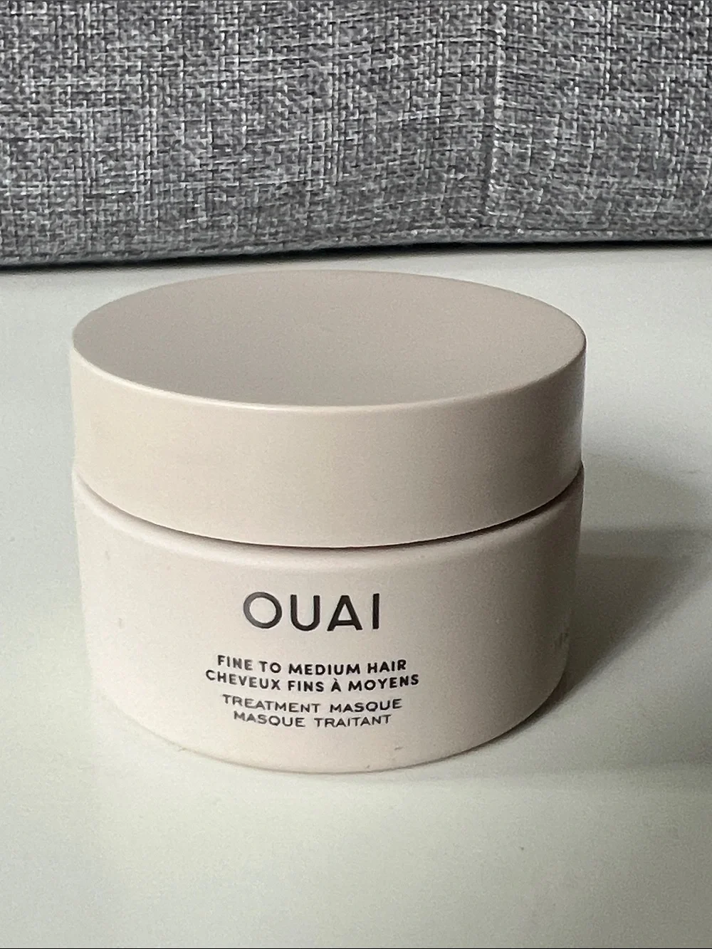 OUAI Treatment Masque - Cream Beige Jar